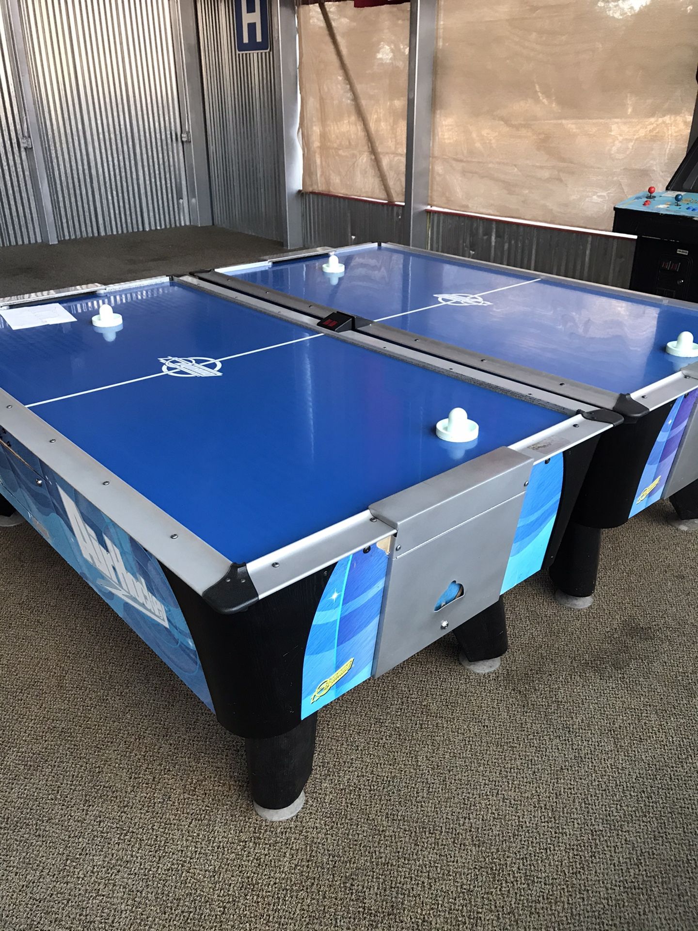 Pool table and air hockey table