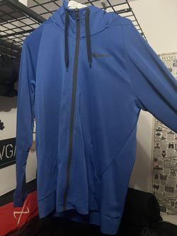 Nike Blue Zip Up Hoodie