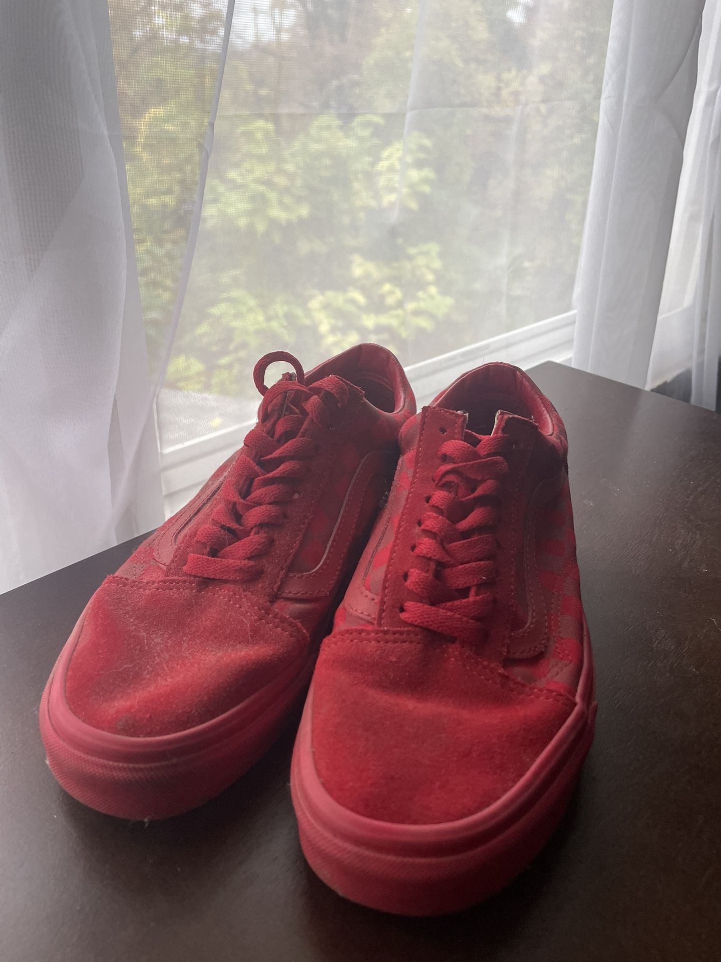 Red Unisex Van Shoes