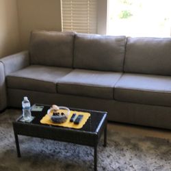 Grey Like Brand New 3 Seater With Loveseat 