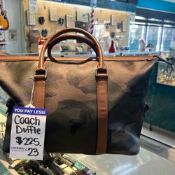 Coach duffel bag