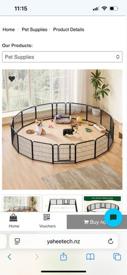 16 panel playpen pet 2 feet