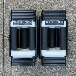 Powerblock The Block Dumbbells 45lbs power weights weight set pair Powerblocks 45 lb lbs 45lb 90lbs Total