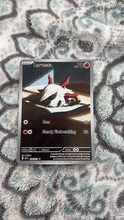 Pokemon Card: Larvesta IR Surging Sparks