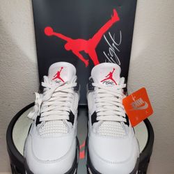 BRAND NEW AIR JORDAN 4 WHITE CEMENT 