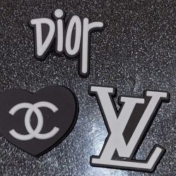 DESIGNER CROC CHARMS  LOUIS VUITTON 