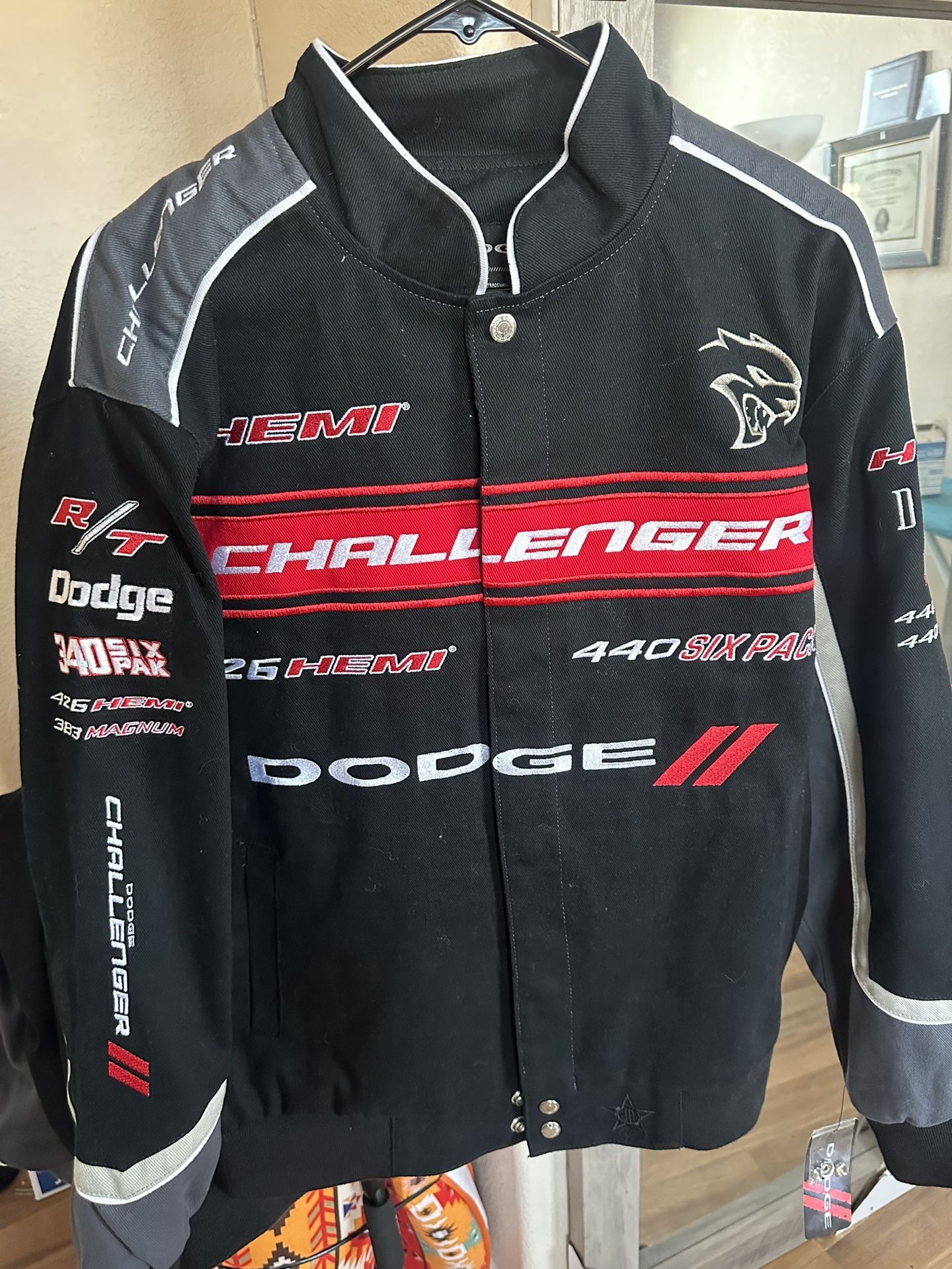 Dodge Challenger College Racing Jacket