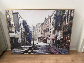 Paris Framed canevas.