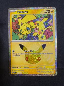 Pikachu #048 26/30 – 30th Celebrations – NM Pokemon TCG Card