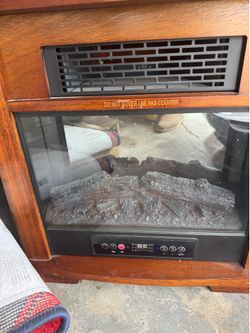 Beautiful wood fireplace. Great for bedroom, den, etc .