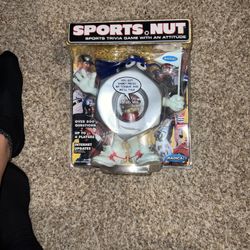 Vintage Sports Nut Electronic Trivia Game With An Attitude NBA NFL New Sealed. Plastic has dents 