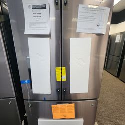 20.6 cu. ft. Counter Depth French Doo Refrigerator in Fingerprint Resistant Stainless, ENERGY STAR