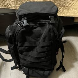 70L/100L Black Starting Backpack