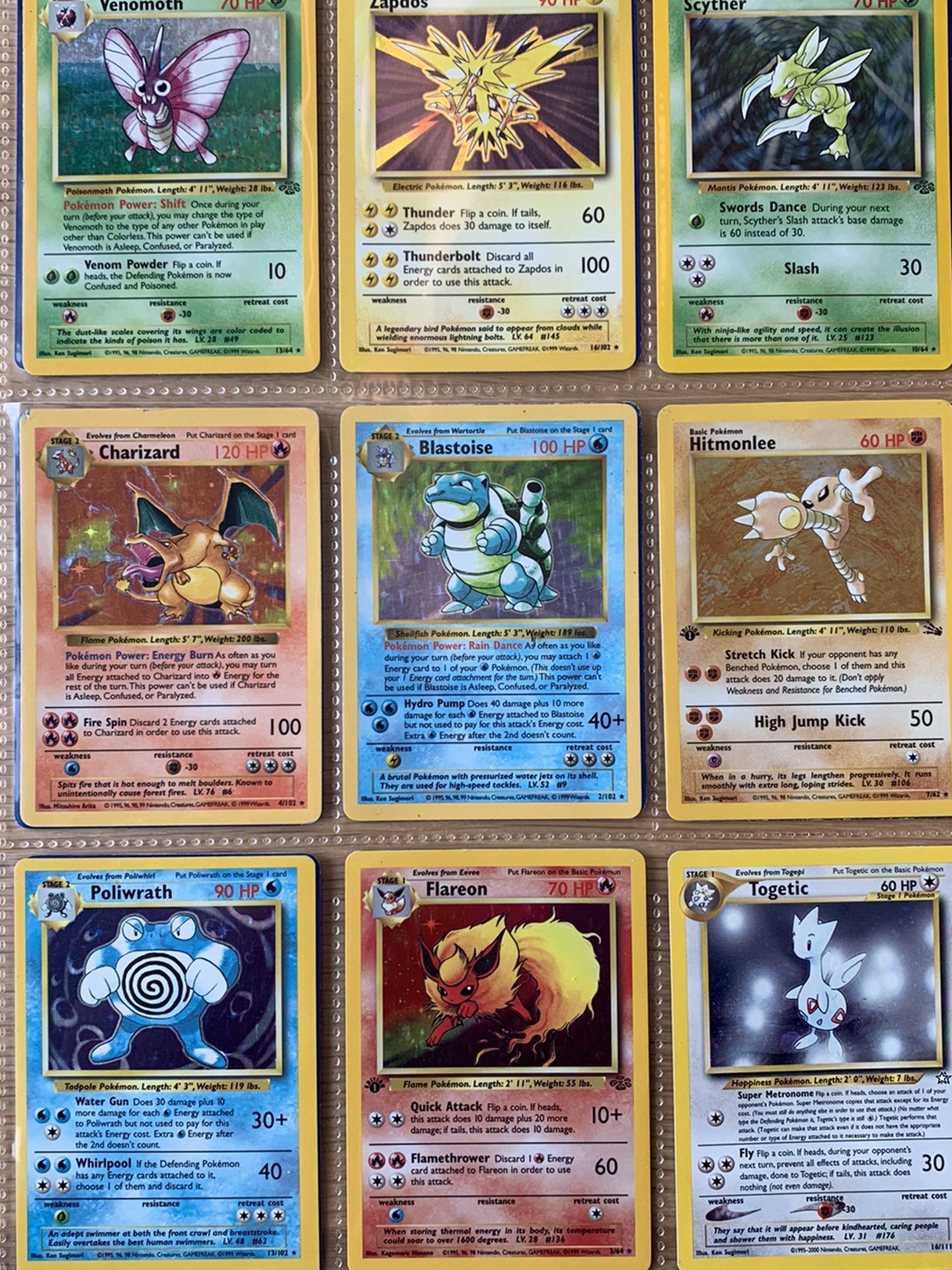 650 Pokémon Cards From 1999 1st Editions, Halos, Shadowless