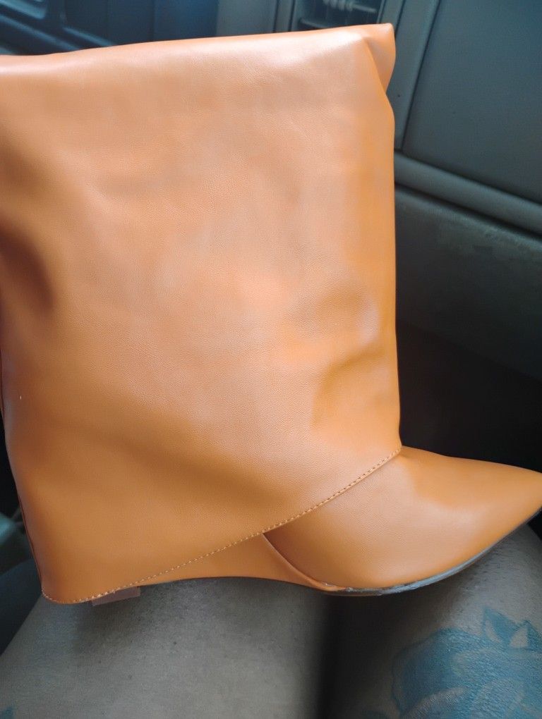 Azalea Wang Knee High Wedge Boot