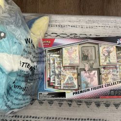 Pokémon Prismatic Evolution Premium Figure + Vaporeon Plush