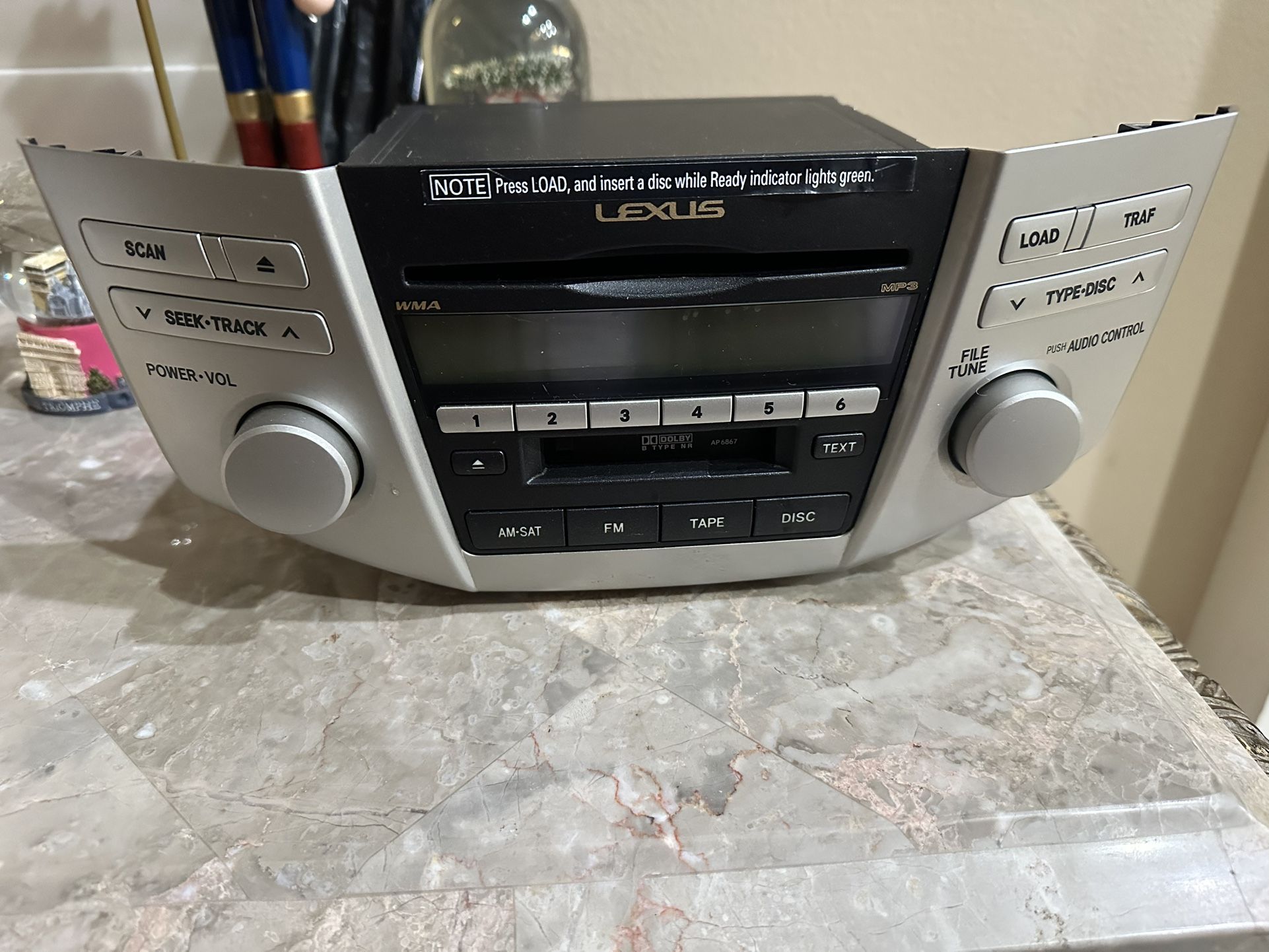 2008 LEXUS TOYOTA Factory Radio Head Unit