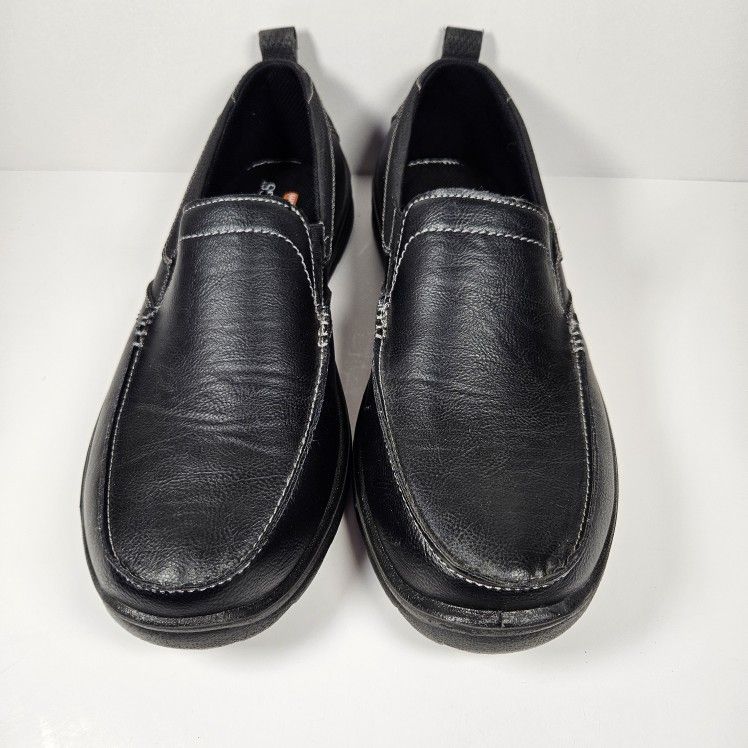 Deer Stags Men's Size 10M Black Fuji2 Slip on Shoes 902 Collection Memory Foam