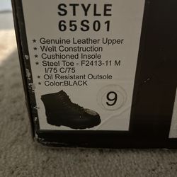 🥾 Steel Toe Work Boots 🥾 $30 (NEW)