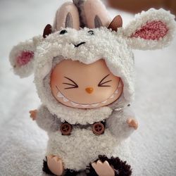 Lamb outfit for 17cm Labubu