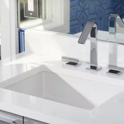 Kohler Verticyl 19-3/4 in. Rectangle Undermount Bathroom Sink in White