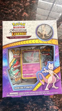 Pokémon Shining Legends Mewtwo Pin Collection Box