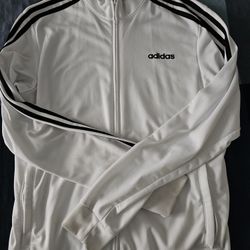 White Adidas Sweater 