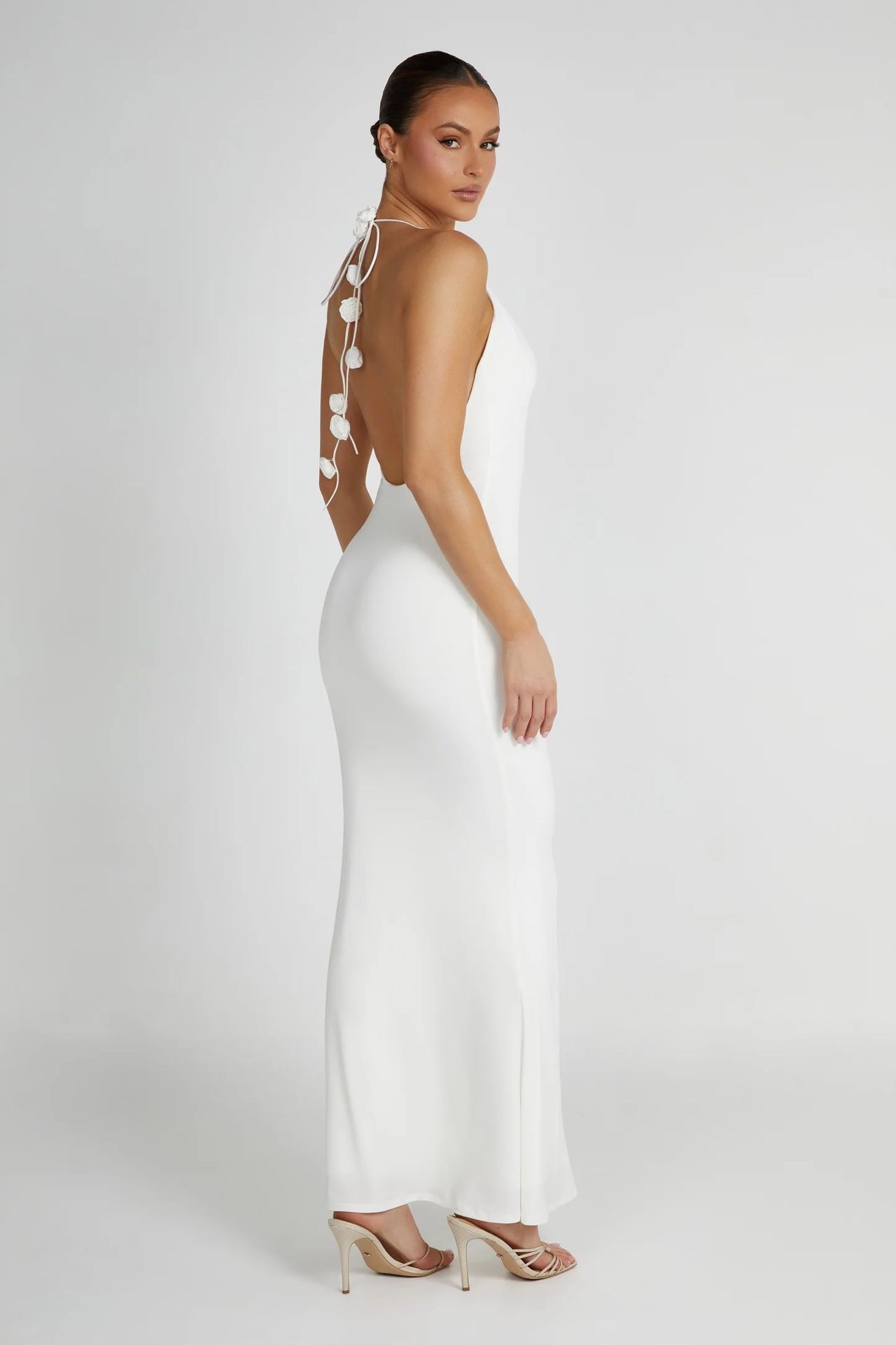 Meshki - Wedding Dress - Marion Rose Halter Maxi Dress - White