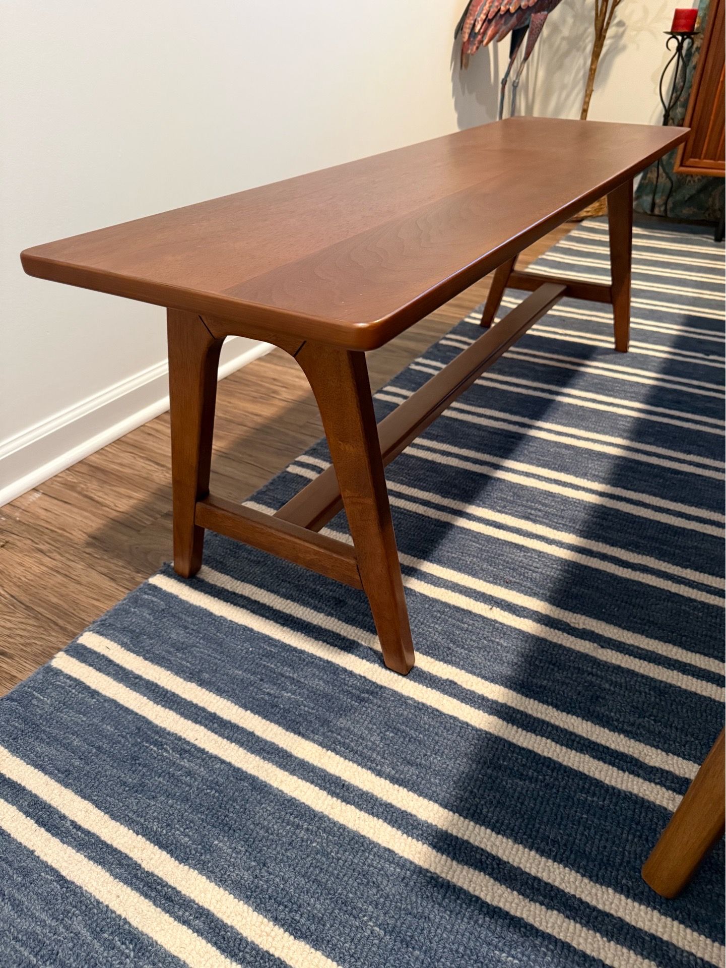 A-Frame Bench, Walnut, 52”