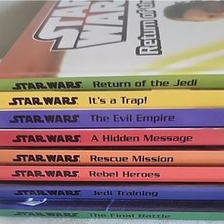 Lot of 8~Disney Star Wars Me Reader Hard Copy Books~Empire Jedi Rebel Mission