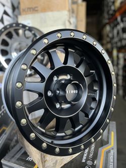 17”x8.5” MR304 MATTE BLACK METHOD WHEELS FOR SALE!!!!!