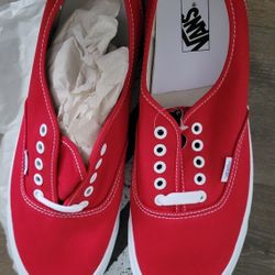 BNIB Men Size 13 - VANS OG Authentic LX Red