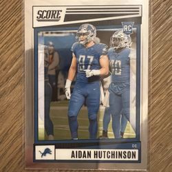 Aiden Hutchinson 2022 Chronicles Score Prizm RC Rookie #SP-307 Lions