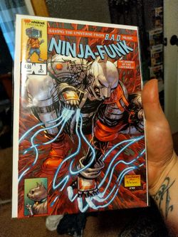 Signed Ninja Funk Comic Certificate Of Authenticity