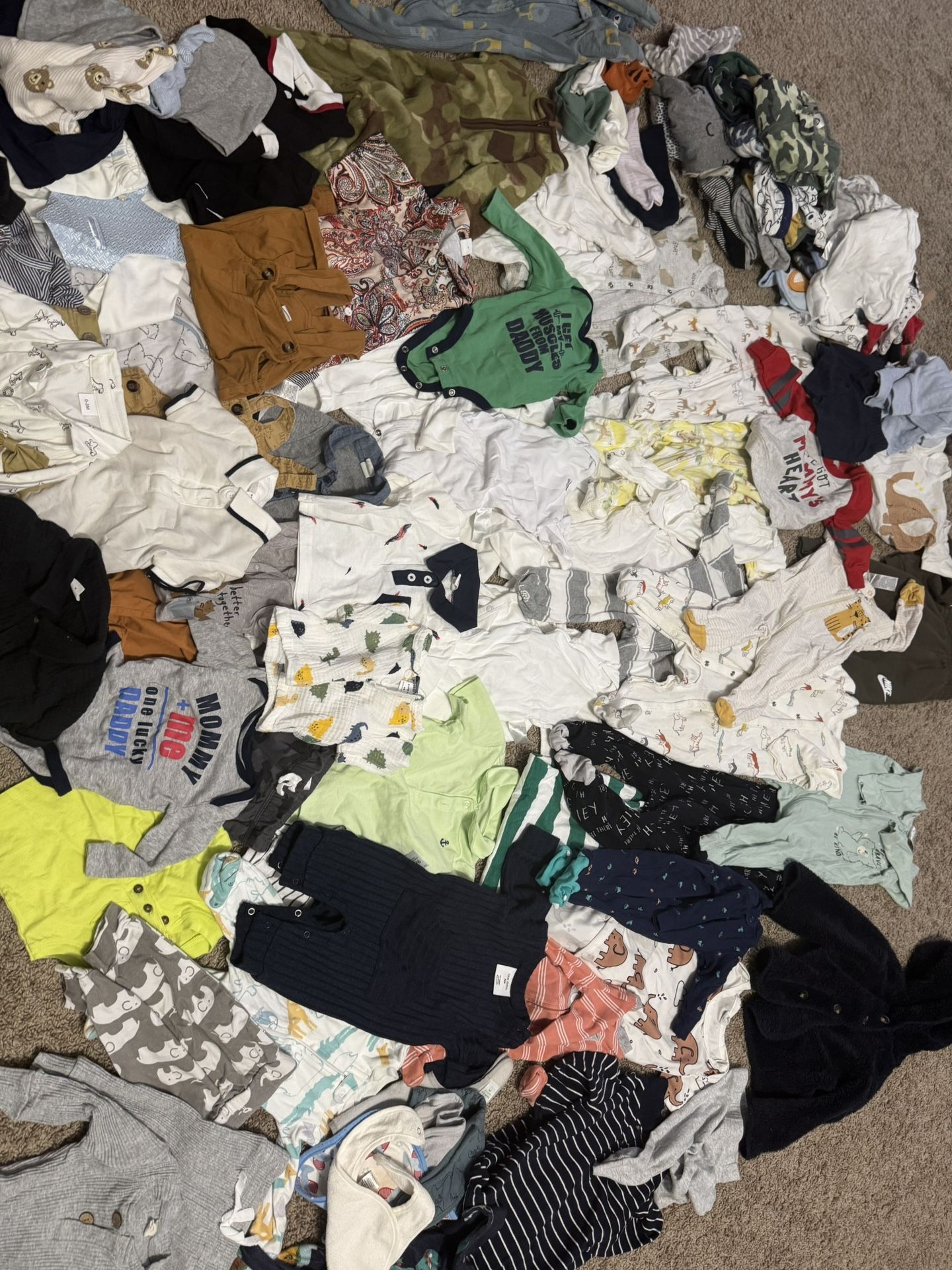 Baby Boy Wardrobe Bundle (Newborn–12 Months) Excellent Condition