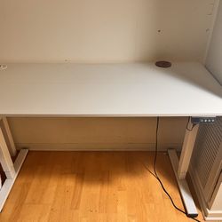 55 Inch Height Adjustable Study Table 