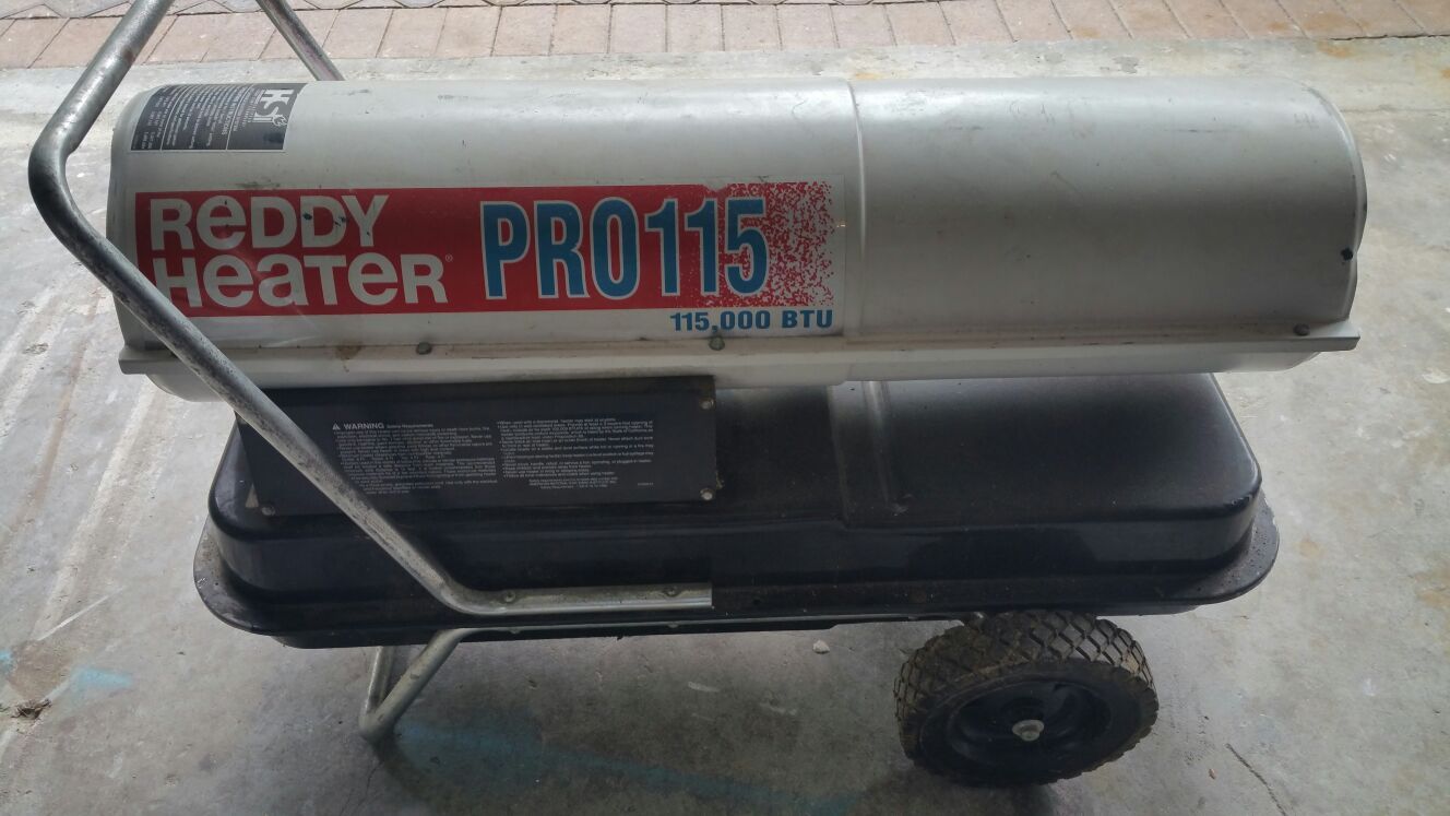 Reddy heater runs great 115000 btu
