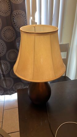 bronze table lamp