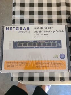 Netgear Prosafe 8 port.