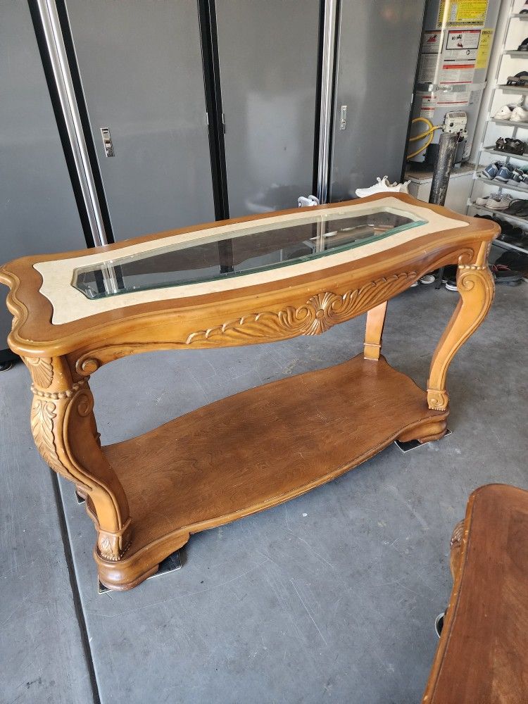 Glass Top Table