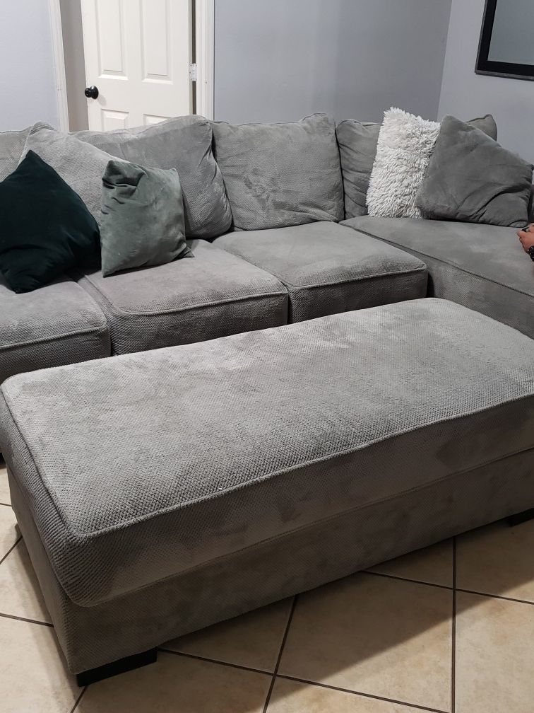 Grey EXTREMELY comfy sectional