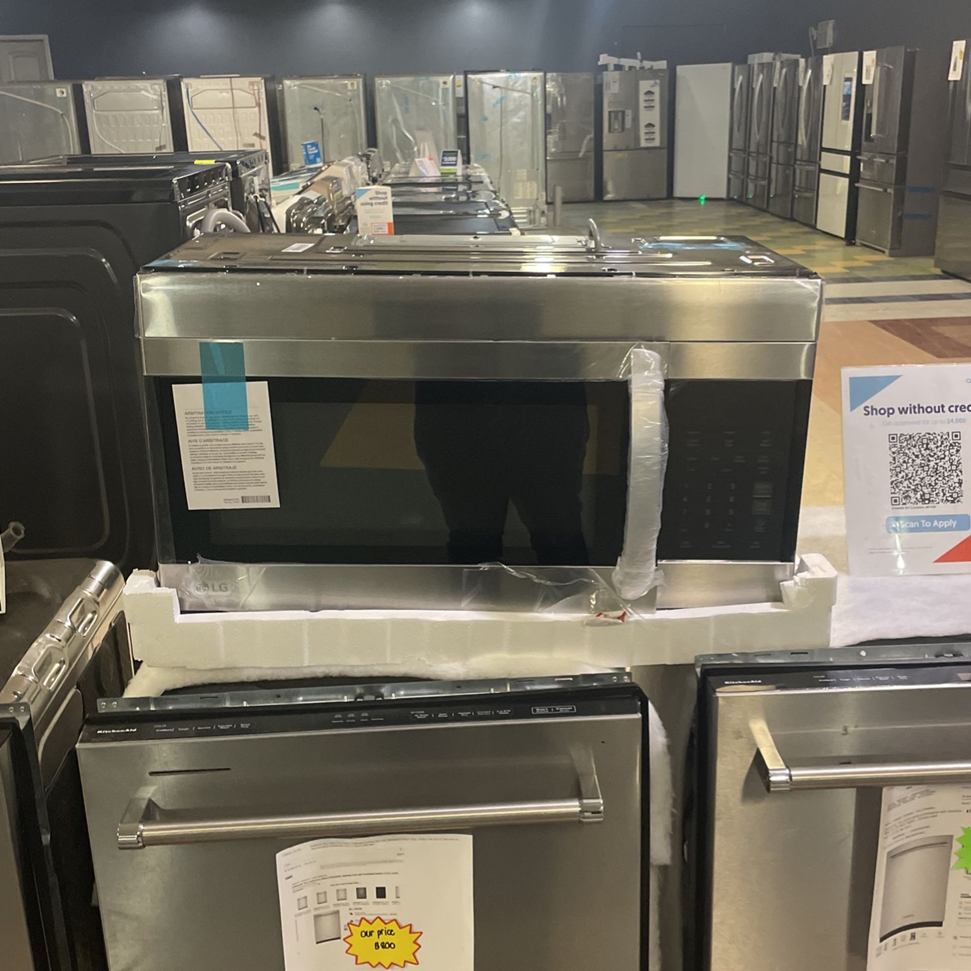 New Stainless Steel Microwave Over The Range‼️‼️