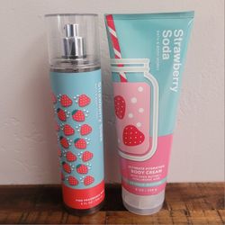 Bath & Body Works Strawberry Soda