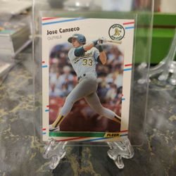 1988 Fleer Jose Canseco Card Number 276