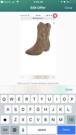 **New** Girls cowboy boots size 1 and 2