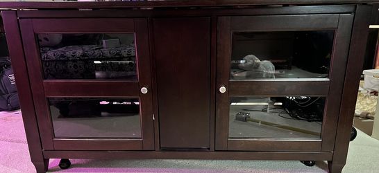 Beautiful Cherry Media Entertainment Cabinet Furniture