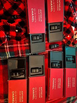 7x Vintage Chanel Antaeus Pour Homme Mini Splash (0.25 oz / 7.5 ml) - Original Formula