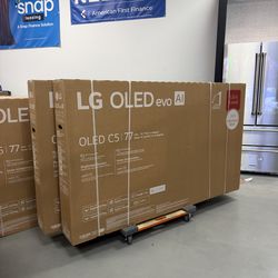 LG 77 Inch OLED C5 Series 4K HDR Smart 144 Hertz TV