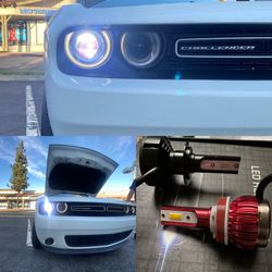 H3 LED Fog Light Bulb 6500K White,  30W 8000Lumen, H3 LED Headlight Bulbs for Fog Lamp DRL High/Low Beam, Canbus Error Free Long Lifespan