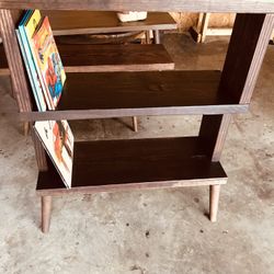 Rustic Bookshelf Solid Wood